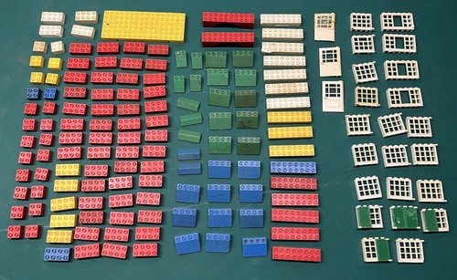Lego minitalia lotto vintage - minitalia, b