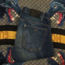 Jeans Absolut Joy Einstein Button Fly regular taglio dritto denim 32 pelle