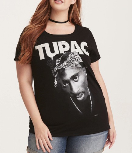 Shirt top torrid 2pac tupac - top,