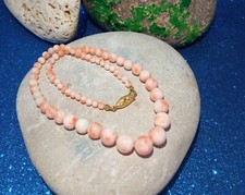 ?COLLANA CORALLO Giapponese ? Momo"Pelle D'Angelo" ?VINTAGE ANNI 70