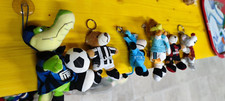 collezione 6 Peluche Mascotte Calcio milan, inter, juve, napoli, roma, lazio
