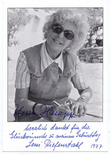 Riefenstahl cartolina per - riefenstahl:,
