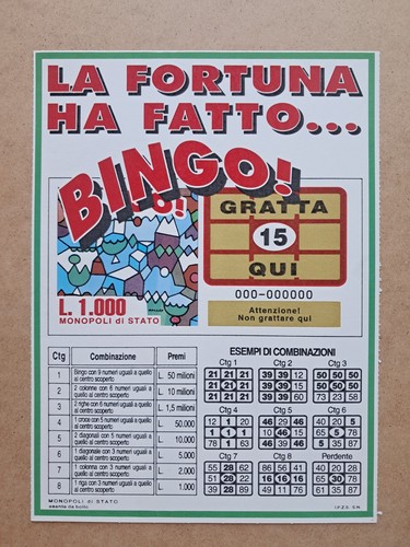 Locandina lotteria gratta e - ,