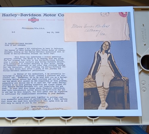 1929 miss vivian bales harley - 1929,
