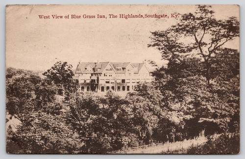 Cartolina blue grass inn - blue,