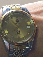 Orologio automatico RADO Purple Horse funzionante quadrante oro 35mm...
