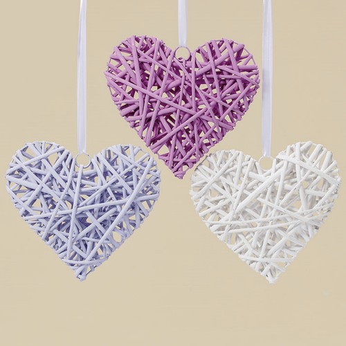 Set cuori vimini - cuori, di