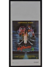 locandina NIGHTMARE 3 GUERRIERI DEL SOGNO Freddy Krueger Englund halloween B357