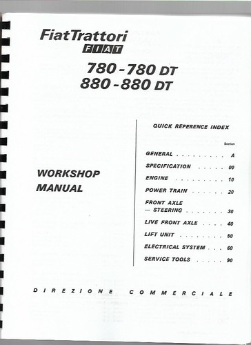 Manuale riparazione trattore