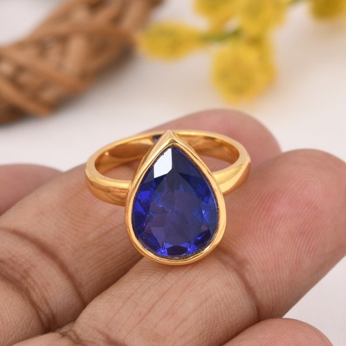 Anello tanzanite quarzo taglio - tanzanite,