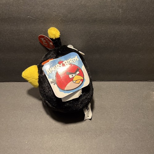 Peluche angry birds black - birds,