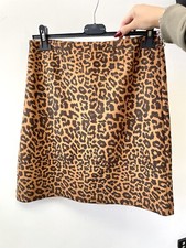 Gonna leopardata vita alta