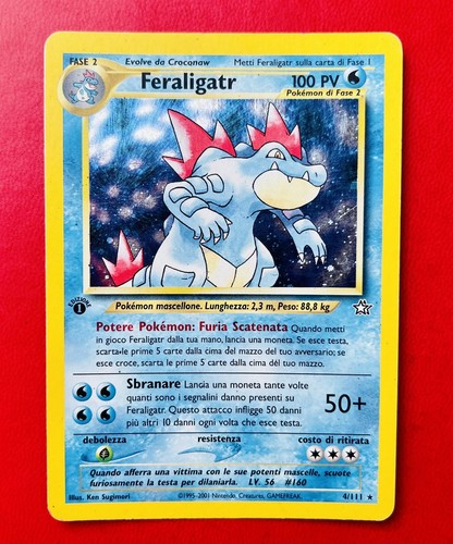 Lotto carte pokemon - carte, feraligatr