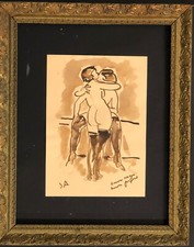  Disegno a   china seppia