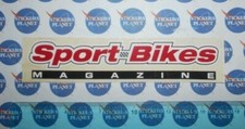 ADESIVO VINTAGE AUTOCOLLANT ADESIVO SPORT ORIGINALE SPORT BIKE MAGAZINE