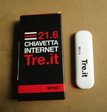 Chiavetta internet ZTE Tre MF667 - HSPA+ 21.6 Mbps modem USB, slot microSD