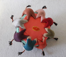 Vecchio Puntaspilli portaspilli porta punta spilli aghi Vintage anni 70