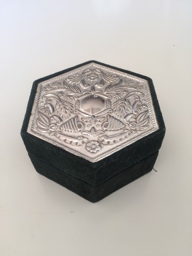Vintage hexagonal box - box, &