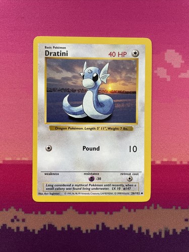 Pokemon card dratini - card,