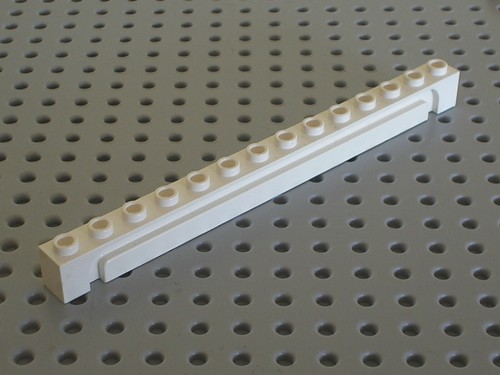 Lego white brick1x14 with - lego,