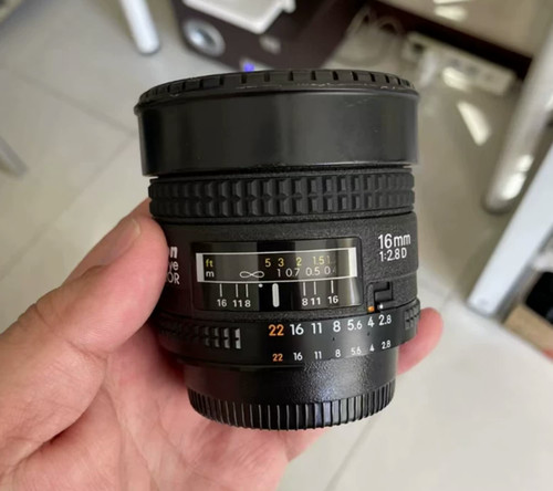 Nikon nikkor 16mm 8 d - nikon, af