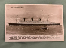 Cunard R.M.S. Cartolina Regina
