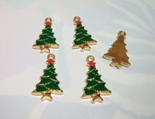 4pz ciondolo charm albero di