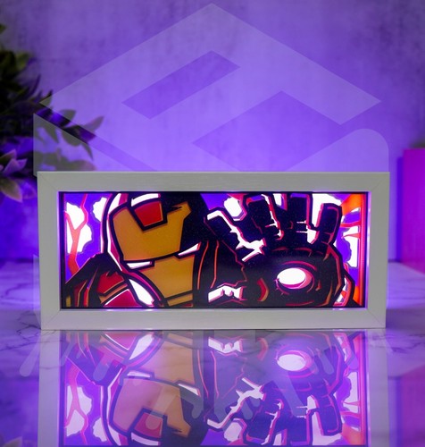 Iron man led light box - led, –
