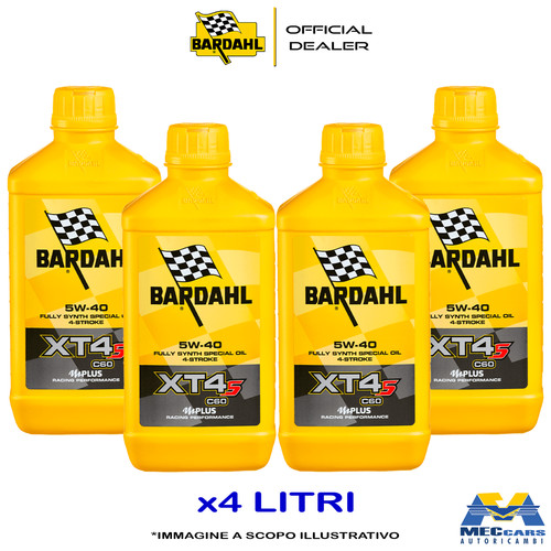 Litri bardahl xt4 - c60, 5w40