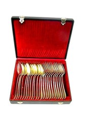 Christofle Fidelio 24 pezzi posate cucchiaio e forchetta con scatola originale del 1844 