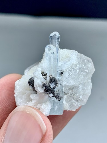 Cristalli acquamarina gemelli