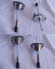 ALTORITMO coppia piedi  in metallo cromato per grancassa batteria junior ragazzo