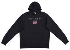 GANT - SHIELD FELPA CON CAPPUCCIO - NERA - Taglia 3XL - NUOVA