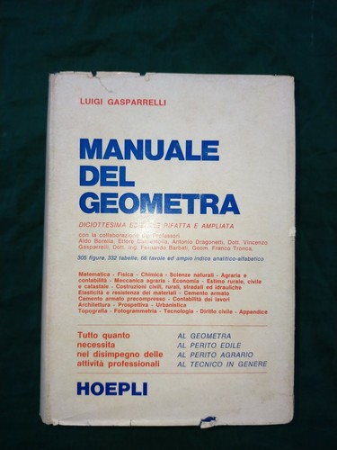 Manuale del geometra luigi - manuale,