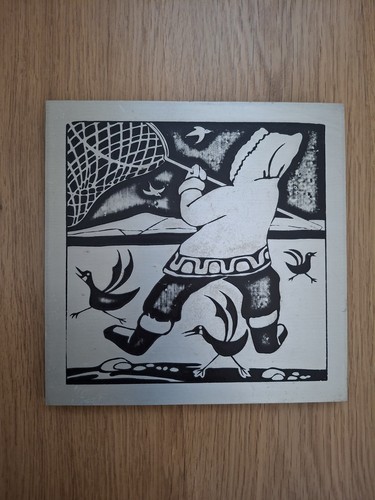 Vintage eskimo inuit - inuit, aluminium
