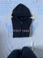 felpa nera tommy hilfiger