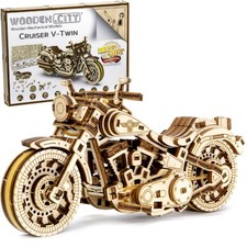 Cruiser V-Twin Motorcycle 3D