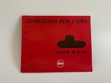 Leica M4-P Istruzioni per