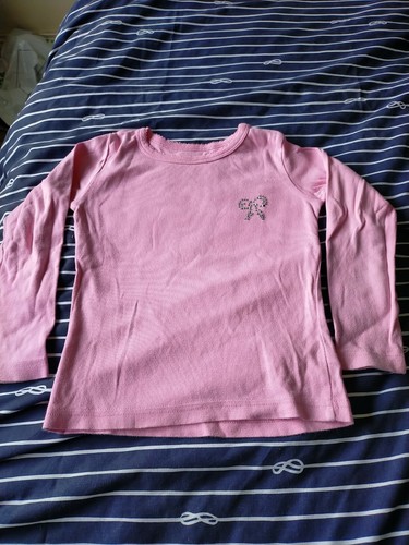 Top rosa manica - , lunga