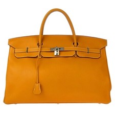Hermes Natural Fjord Birkin 45