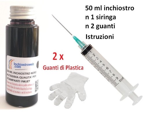 Inchiostro nero compatibile - nero,