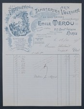 Fattura 1907 VITRAUPHANIE AU