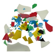Vetro fusibile colorato misto