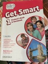 Libro Get Smart 1 student's book & Workbook 9780194044127 con cd ottime Cond. 