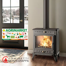 Stufa a legna MONTEGRAPPA CLAUDINE 10,4 kW CONSEGNA IMMEDIATA! Chiedi lo SCONTO!