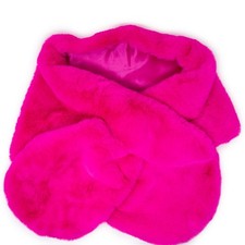 Stola fucsia pelliccia