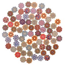  Pulsanti vintage multifunzione da 100 pezzi di usura pulsanti vintage