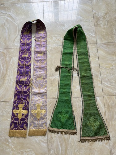 Due stole sacerdotali - stole,