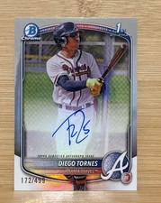 DIEGO TORNES 2025 BOWMAN CROMO