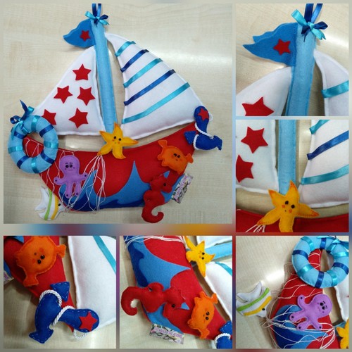Fiocco nascita bimbo - , nave